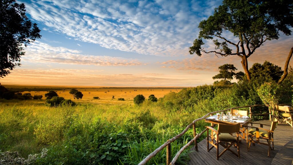 Golden-sunrise-at-andbeyond-bateleur-camp-on-a-luxury-kenya-safari